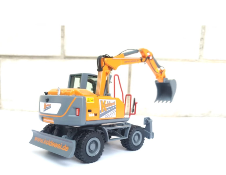 1:50 NZG ATLAS 160W Koldewei Wheeled Loader Construction Machine Diecast Model