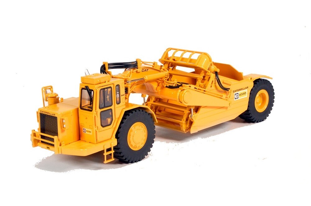 Caterpillar Cat 633D Elevating Scraper – CCM 1:48 Scale Diecast Model New