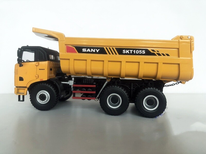 1:35 31CM SANYI SKT105S WIDE BODY DUMPTRUCK Construction Equipment Diecast Model
