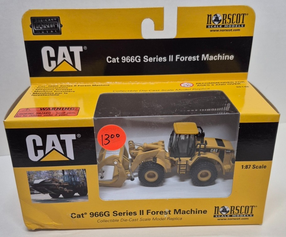 CAT 966G Series ll Forest Machine Diecast 1:87 – Norscot Scale Models