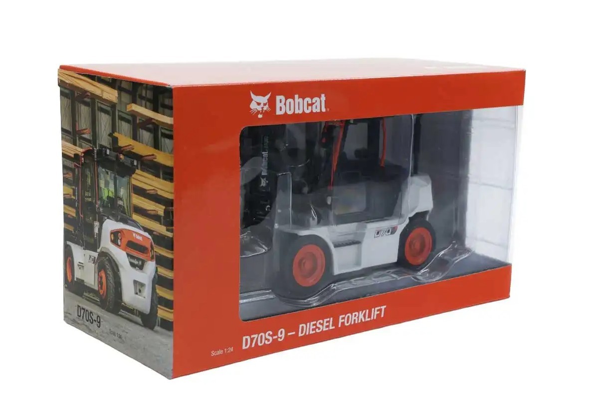 Bobcat D70S-9 Diesel Forklift – Clover 1:24 Scale Diecast Model #BC790123 New