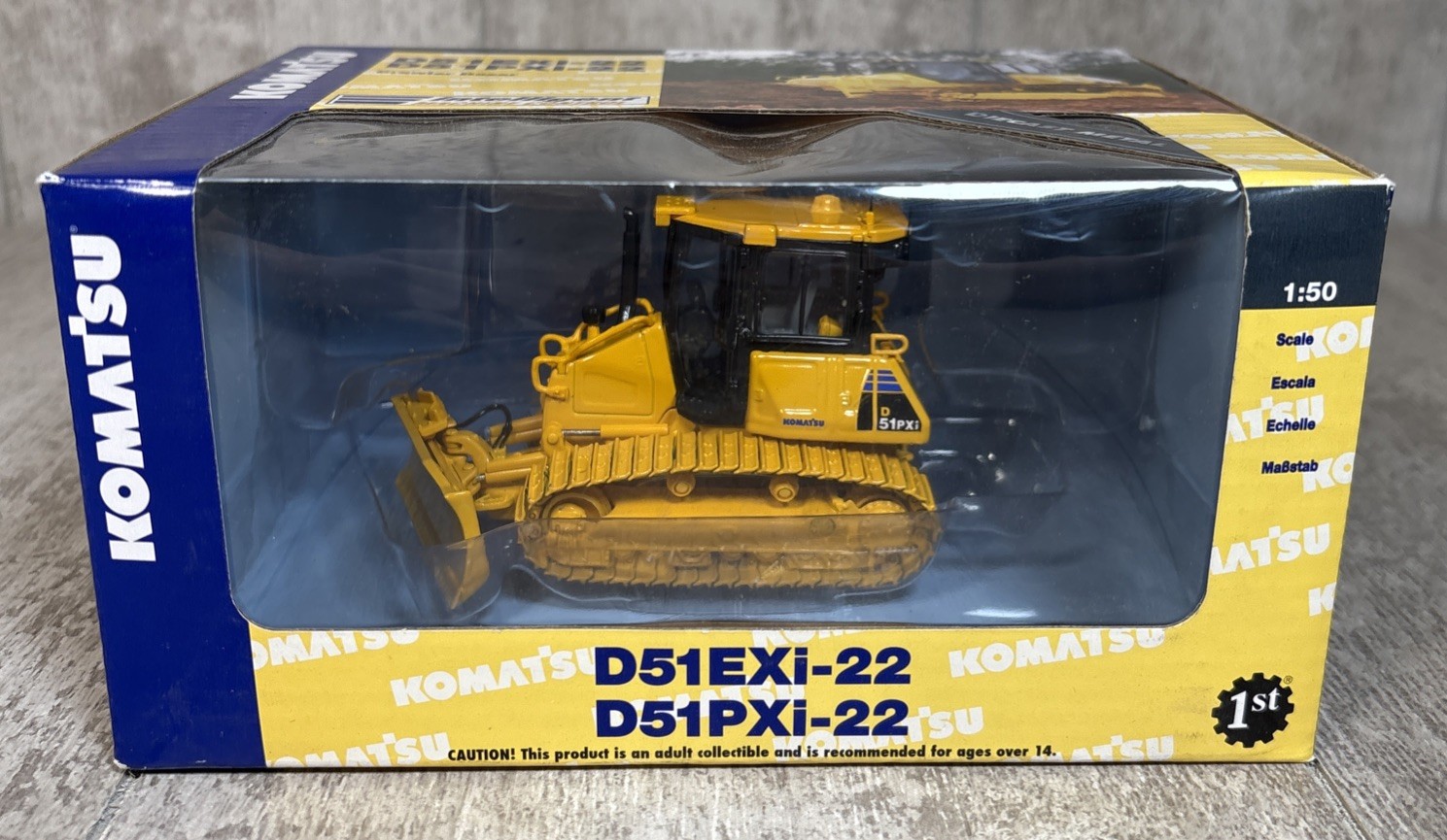 1/50 First Gear Komatsu D51EXi-122/D51PXi-22 Dozer Diecast w/ Box 50-3283