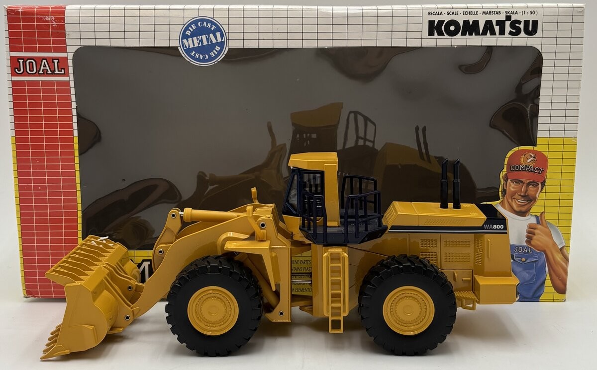 Joal 198 1:50 Diecast Metal Komatsu WA800-2 Avance Wheel Loader LN/Box