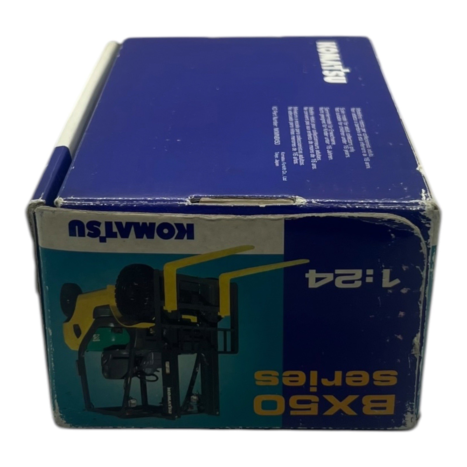 Komatsu BX50 Series Forklift 1:24 Diecast Model Toy – Boxed Construction Vehicle