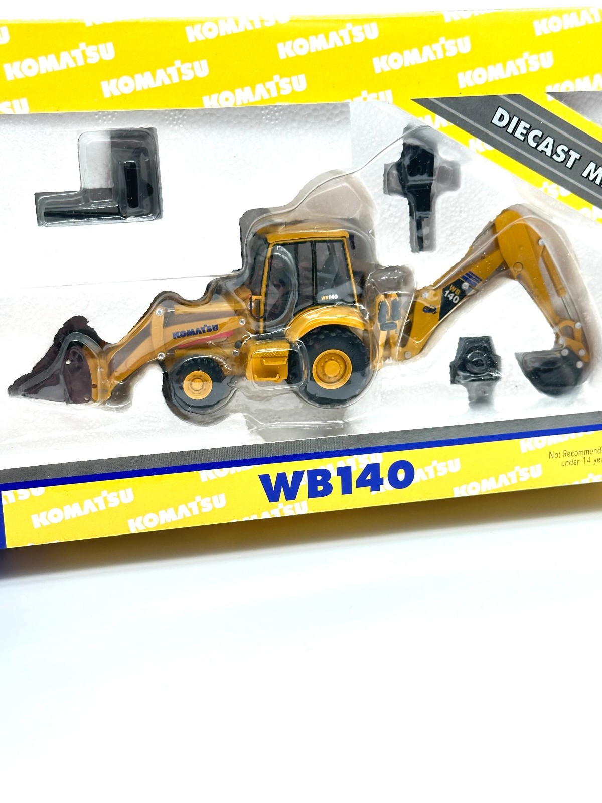 Komatsu WB140 Backhoe/Loader By First Gear 1/50th Scale