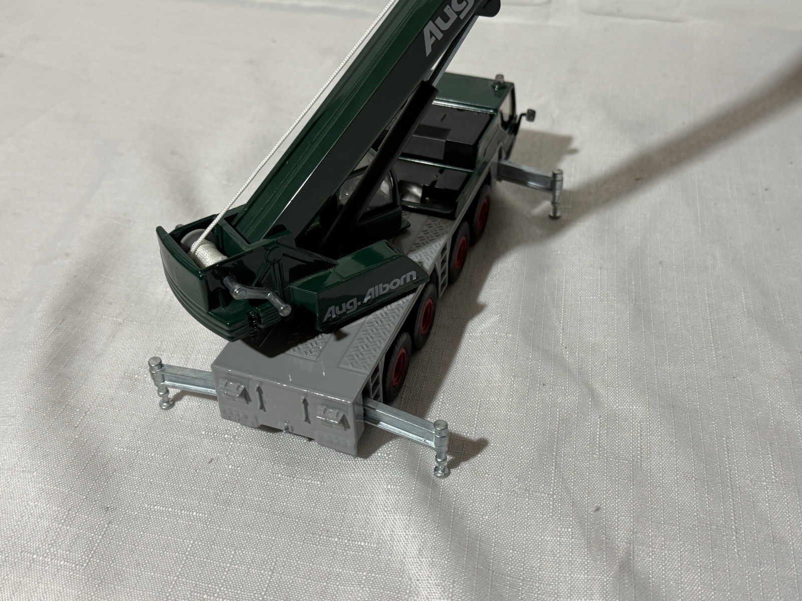 1/55 Siku Super 3730 Autokran Aug. Alborn Mobile Crane Truck Made in Germany