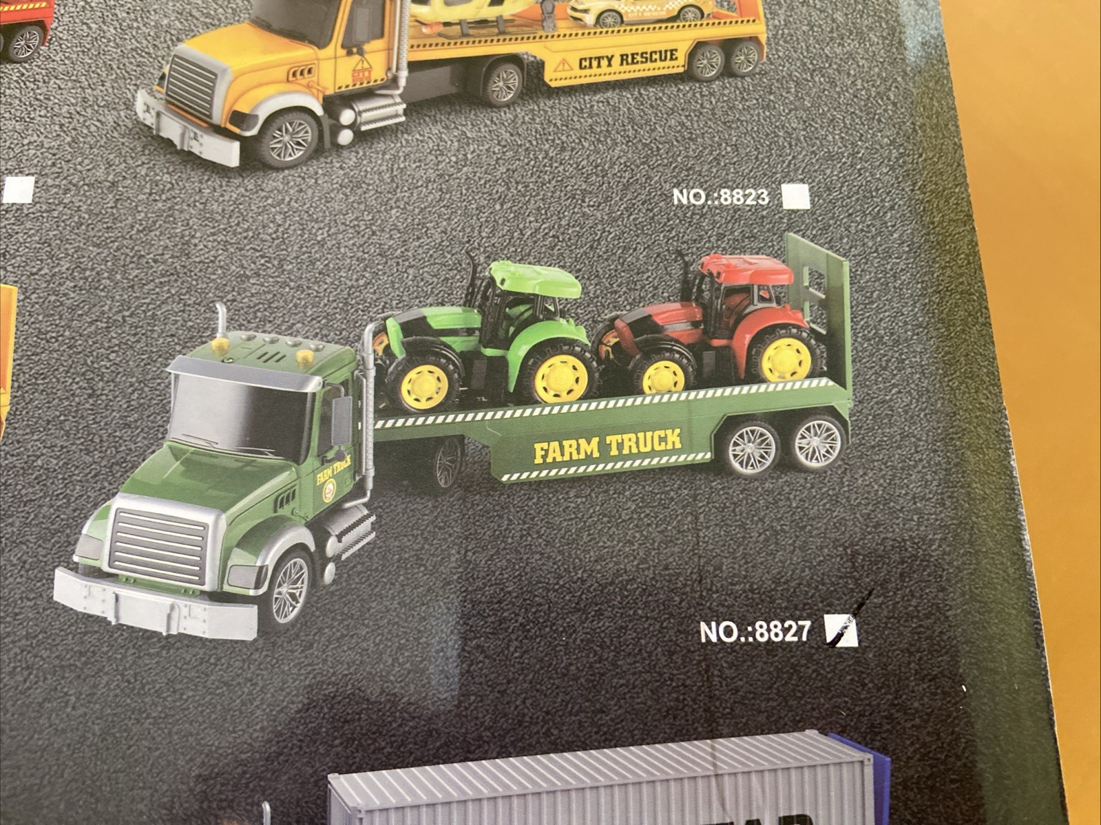 DWI Dowellin Farm Truck 8827 *NEW* Simulated Sound & Light Mechanical Operation