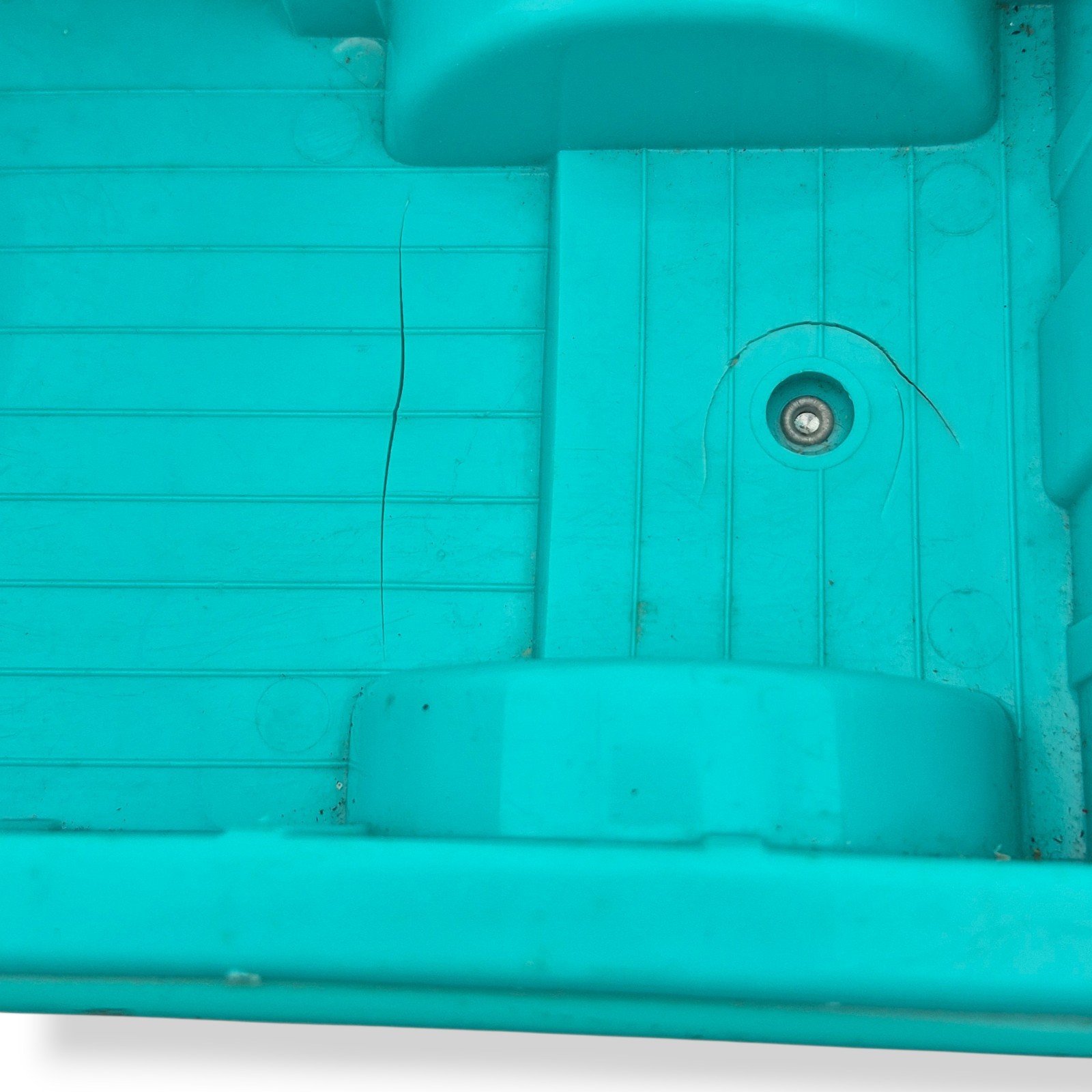 Vintage 1960s Structo Pressed Steel Chevy Corvair Rampside Pickup Truck Teal