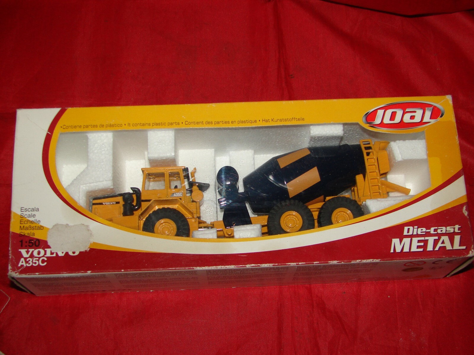 JOAL 1/50 CAMION VOLVO A35C TOUPIE BETONNIERE NEUF EN BOITE