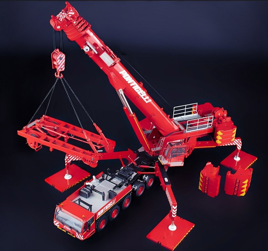 IMC MODELS,Mobile crane DEMAG AC700-9 PONTICELLI, 1/50, IMC32-0118