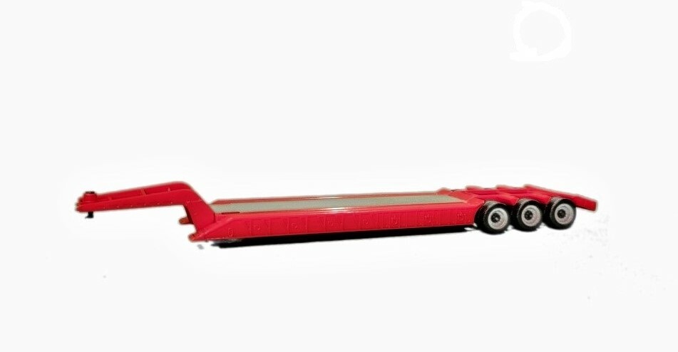 Cararama 185 Volvo Tri-axle Lowboy Trailer – Red & 315CL Excavator 1/87 HO NEW