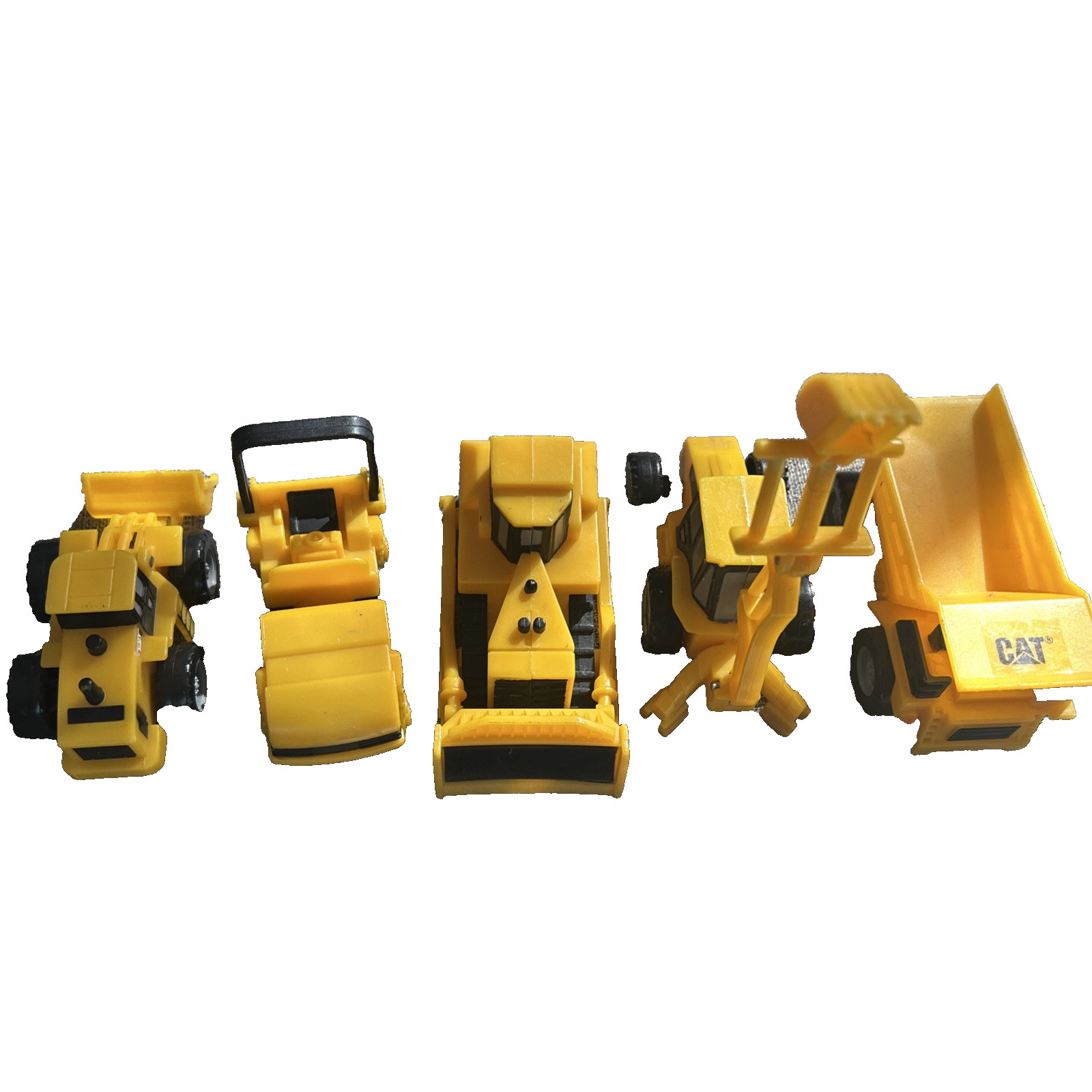 CAT Construction Toys Lot of 5 Bulldozer Dumptruck Loaders- Little Machines