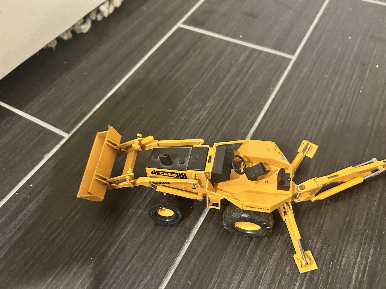 Lot of Diecast Construction Vehicles – Excavator, Bulldozer, Dump Truck