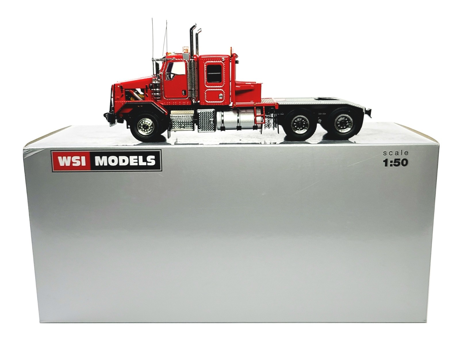 Kenworth C500B Truck with Ballast Box – Red – WSI 1:50 Scale Model #34-2000 New