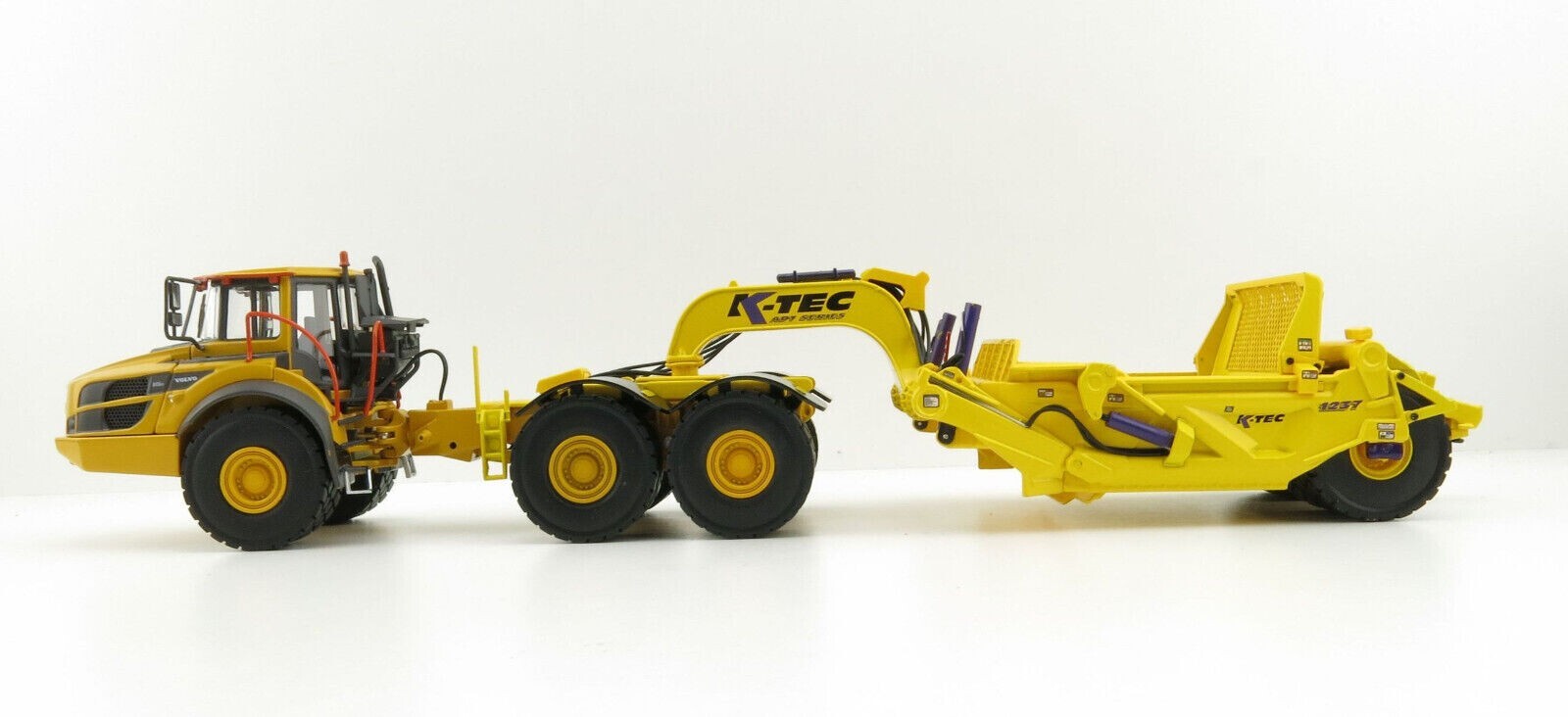 Volvo A45GFS Truck with K-Tec 1237ADT Scraper – Motorart 1:50 Scale Model New
