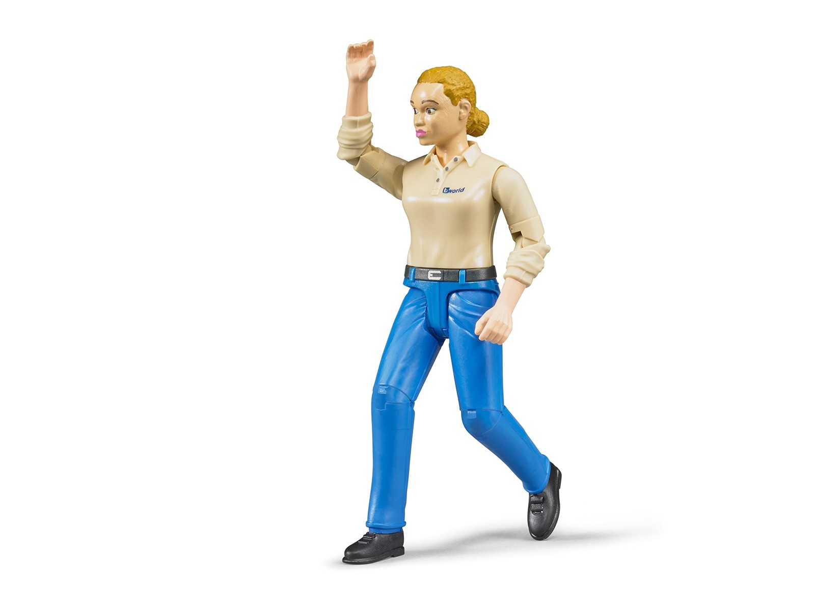 Bruder Toys – Bworld Woman Action Figure Light Skintoned and Blue Jeans with …