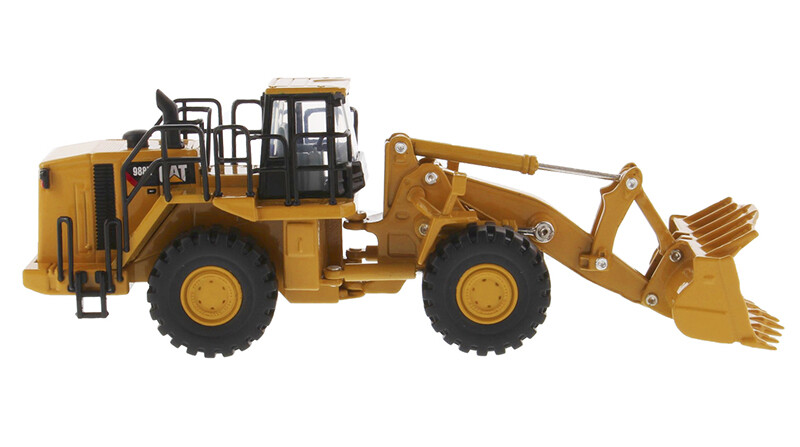 1:64 CAT988H Wheel Loader Construction Forklift Machine Equipment Diecast Model