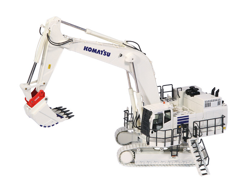 Komatsu PC1250-11 Excavator Quick Coupler – White – NZG 1:50 Scale #9992/01 New