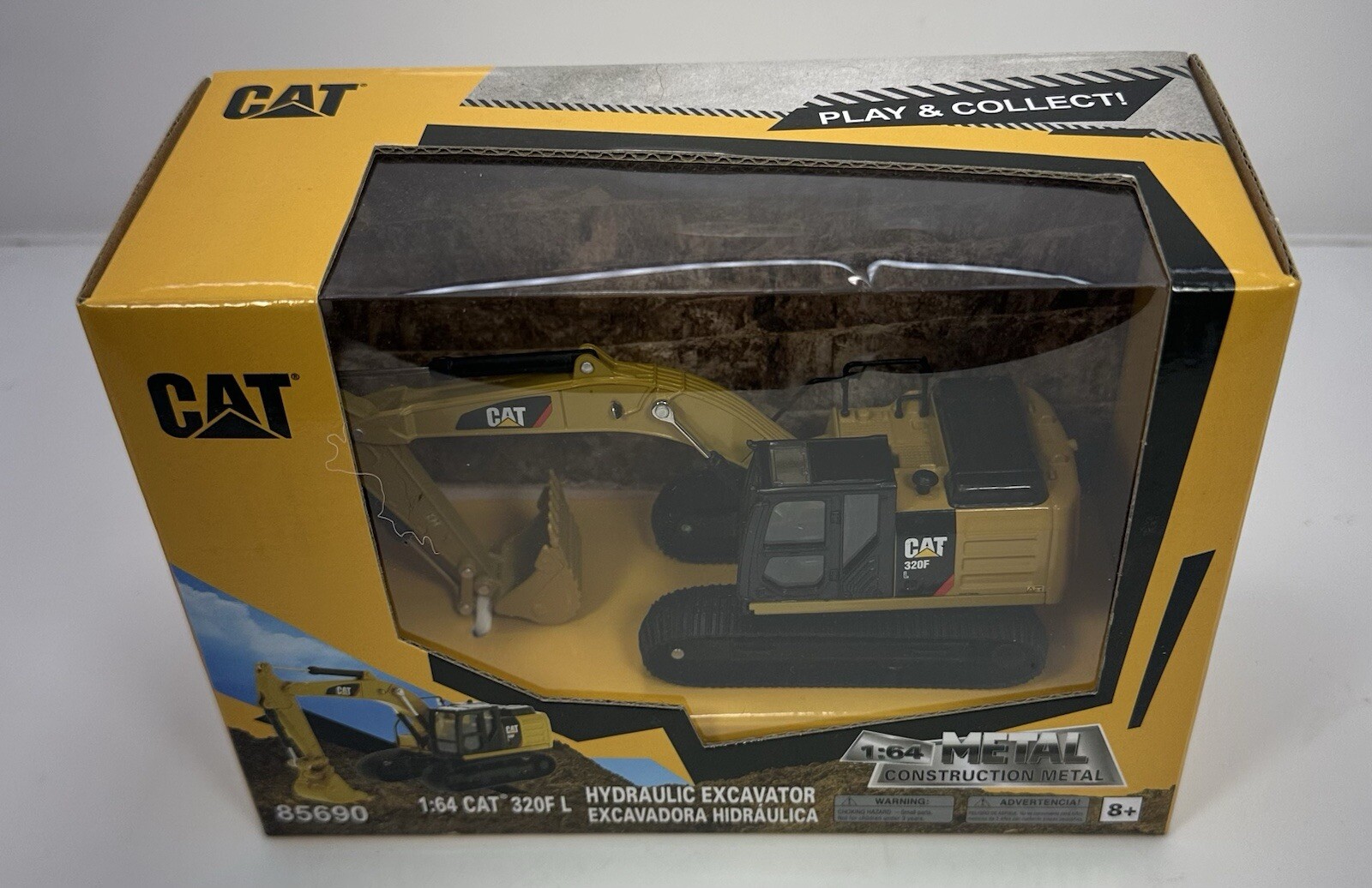 Diecast Masters 1/64 Scale CAT 320F L”HYDRAULIC EXCAVATOR”Metal Construction