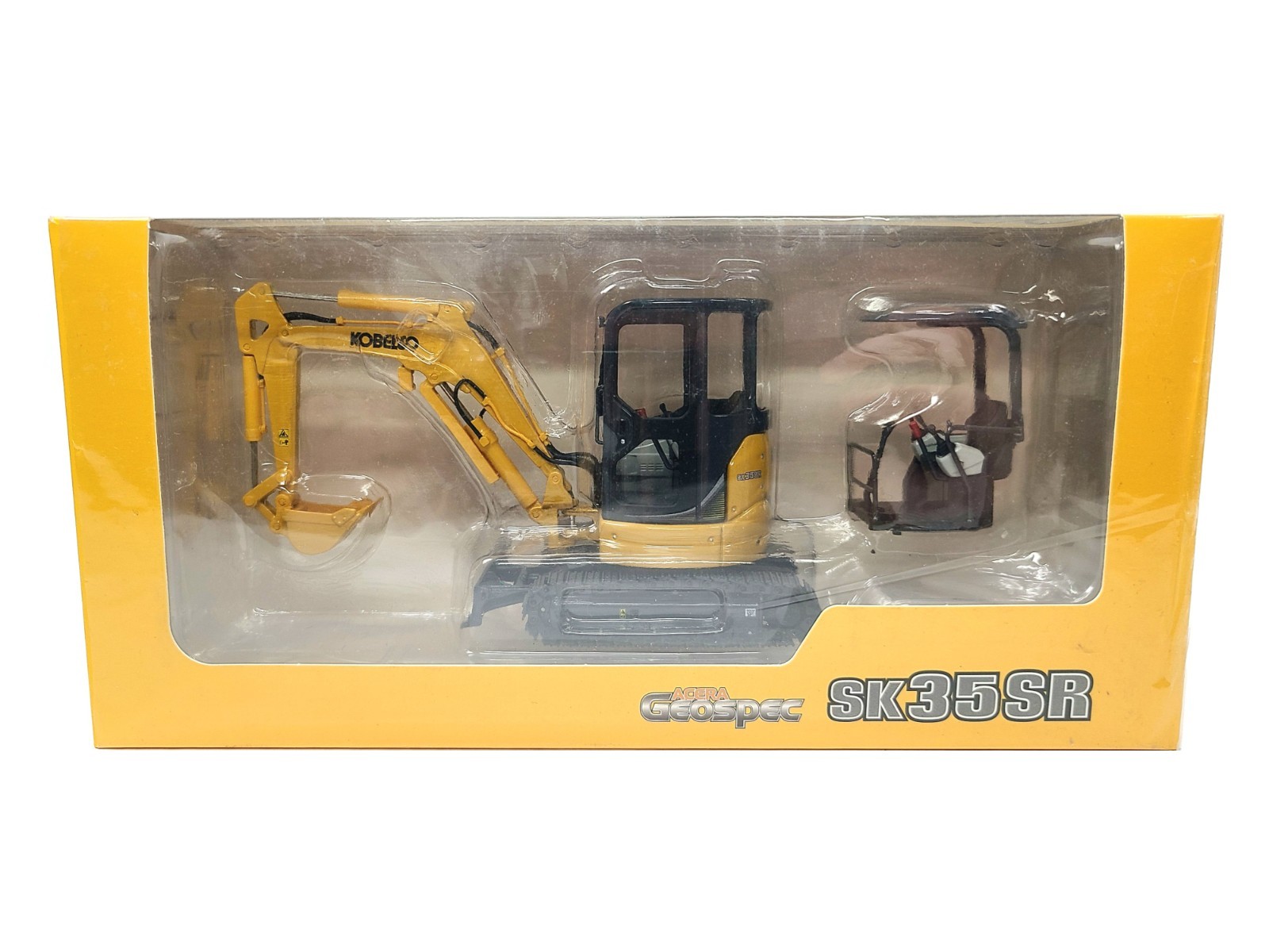 Kobelco SK35SR-6 Excavator Cab Canopy – Yellow – Motorart 1:32 Scale Model New