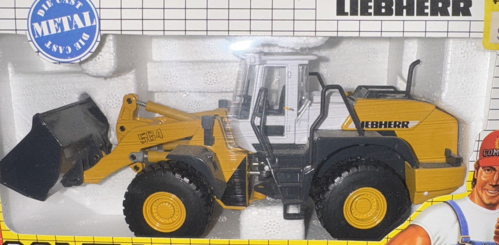 Joal 263 1:50 Scale Articulated Wheel Loader Liebherr L564 Die-Cast Metal