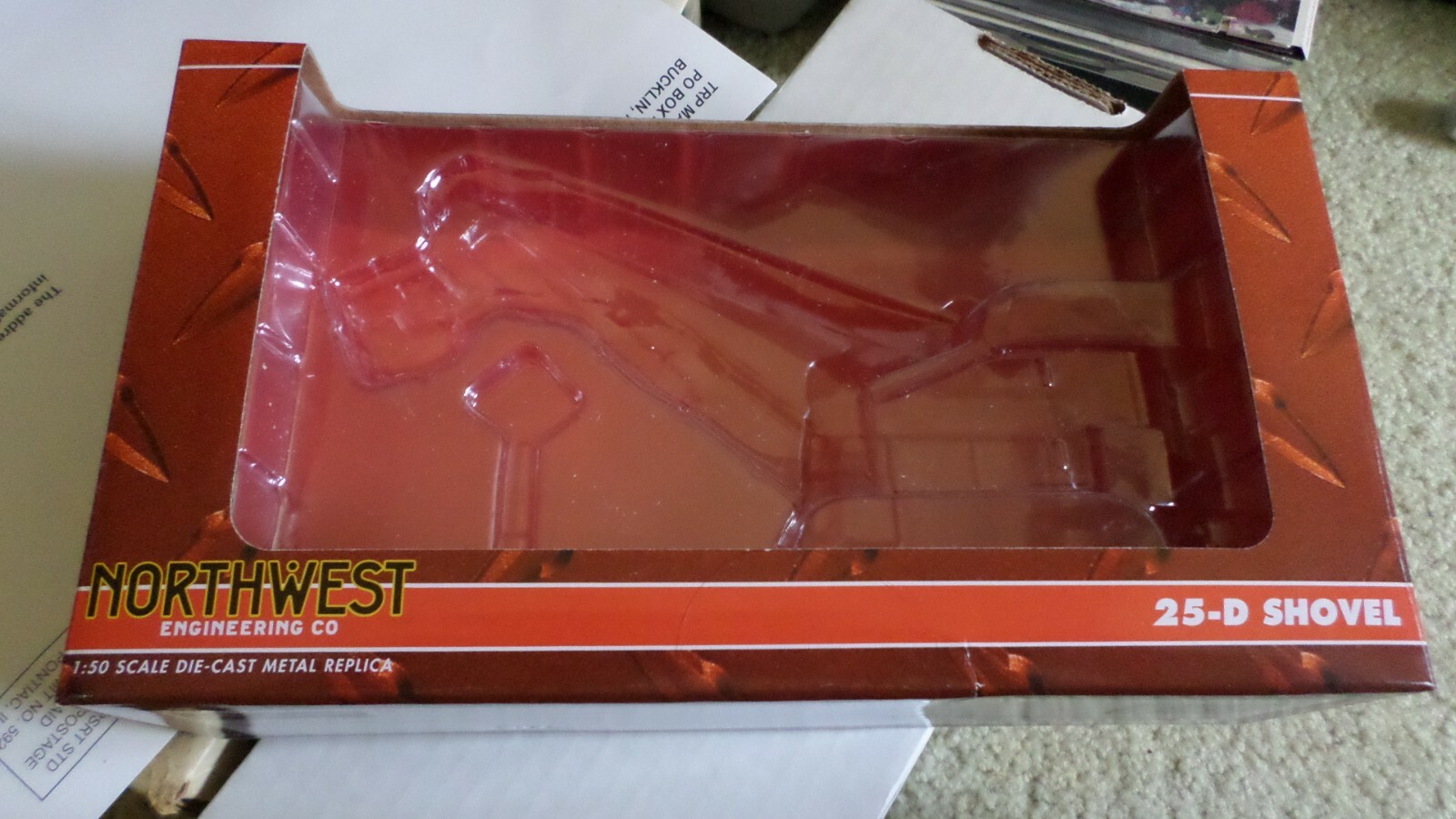 SpecCast Northwest Engineering model 25-D shovel 1:50 or 1/50 scale Box Toy LN+