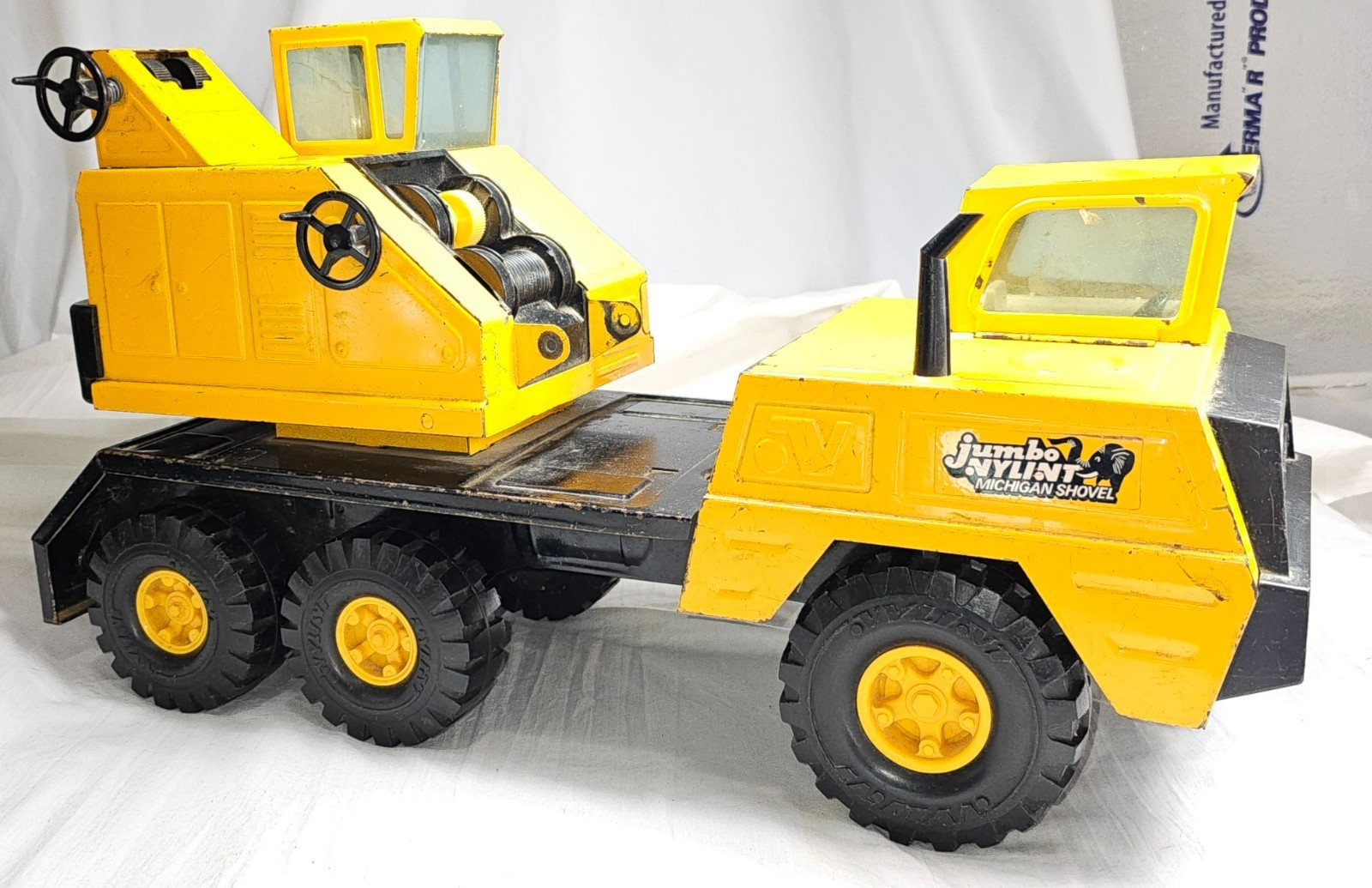 Nylint Michigan Jumbo Shovel 1970s Vintage Construction Diecast Restore or Parts