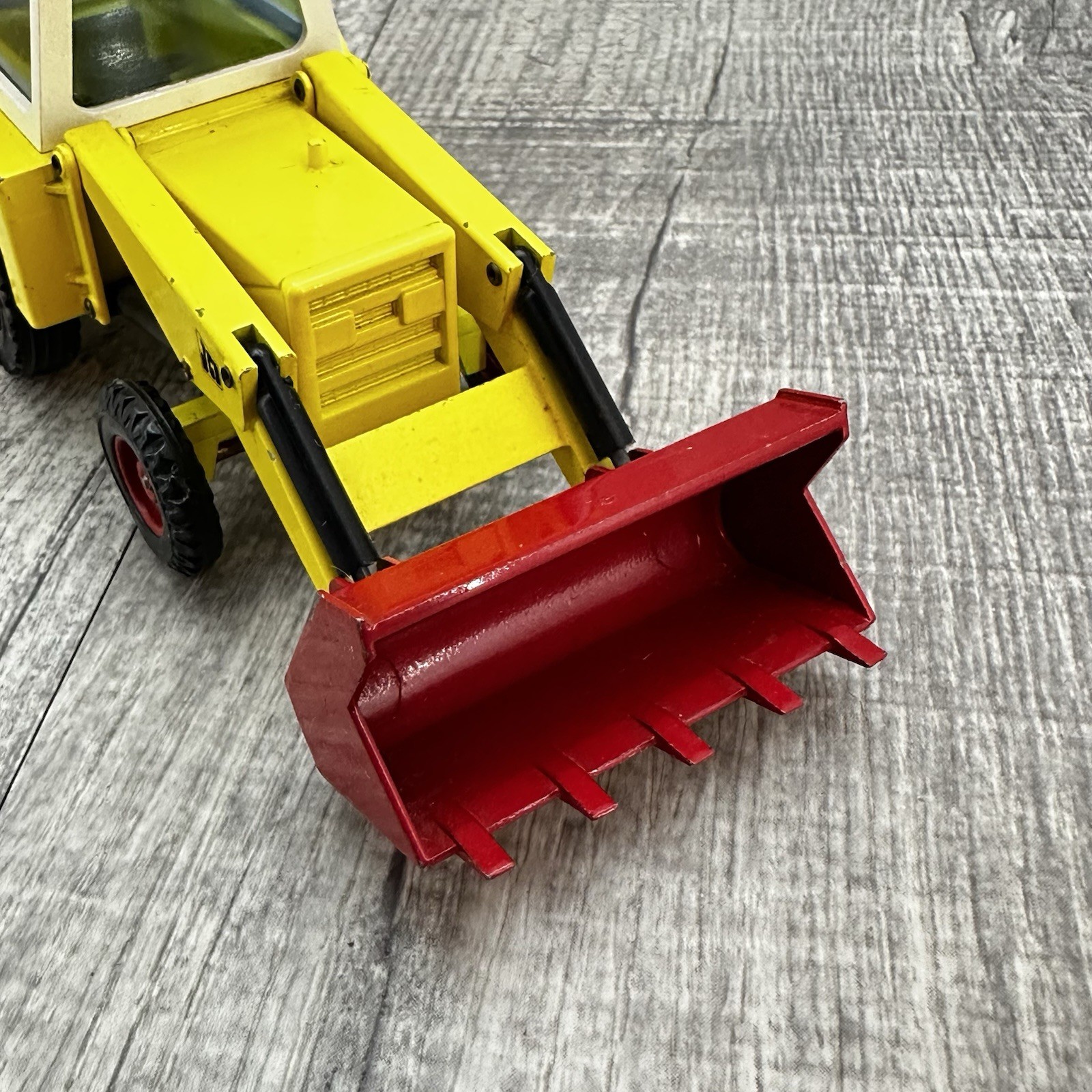 NZG JCB 3C III Backhoe Loader No 150 Diecast Model West Germany VTG 1:50 Scale