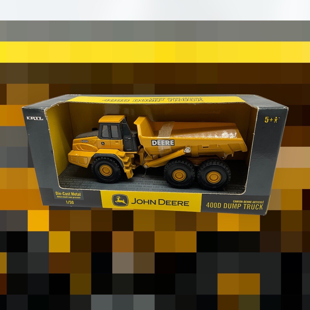 Ertl 15386 John Deere 400D Articulated Dump Truck 1:50 SCALE New In Box Die Cast