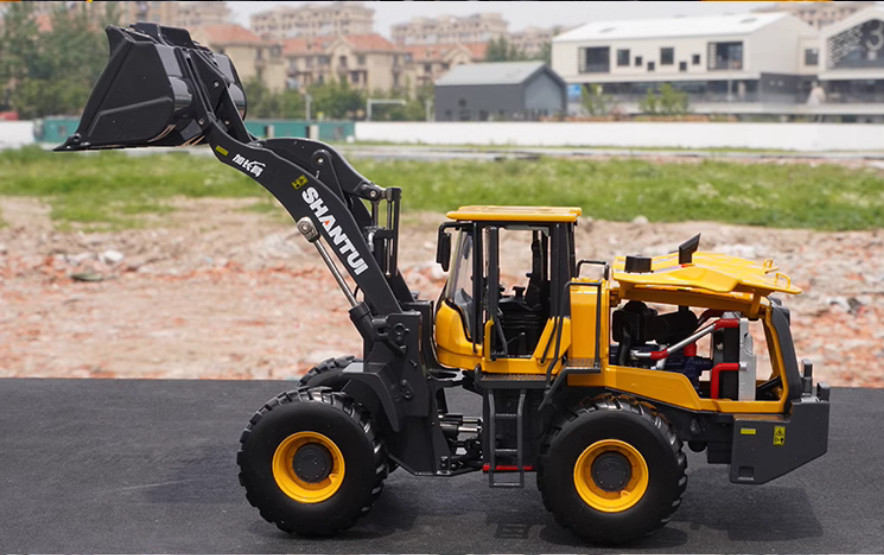 1:35 24CM SHANTUI L55-C5 Loader Construction Equipment Machine Diecast Model