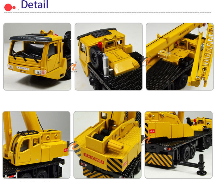 1:64 Chinese Machinery Lift Crane Truck Construction Equipment Diecast Model