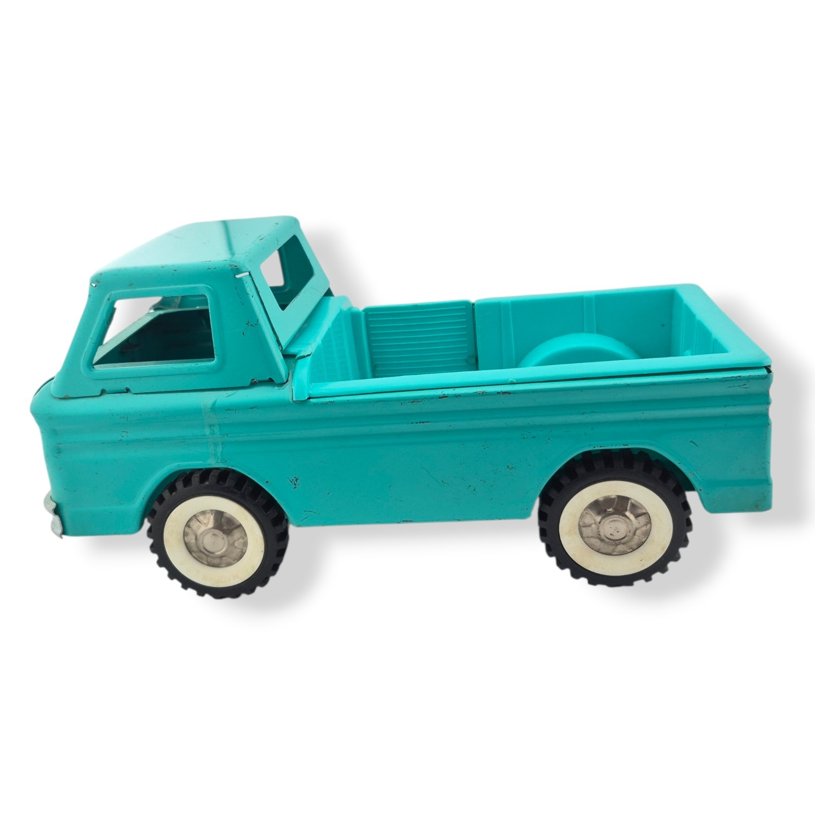 Vintage 1960s Structo Pressed Steel Chevy Corvair Rampside Pickup Truck Teal