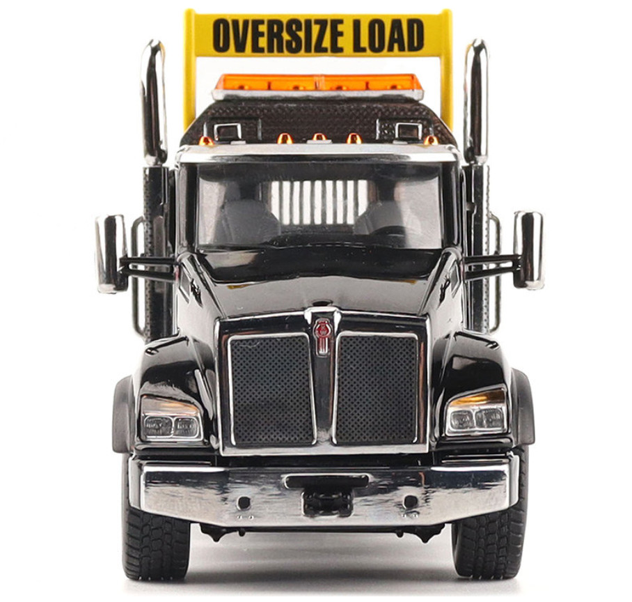 1:50 DM Kenworth T880S SBFA Truck TK120 Lowboy Trailer Vehicle Diecast Model
