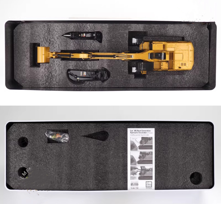1:50 DM CAT 395 Next Generation Excavator GENERAL PURPOSE VERSION Diecast Model