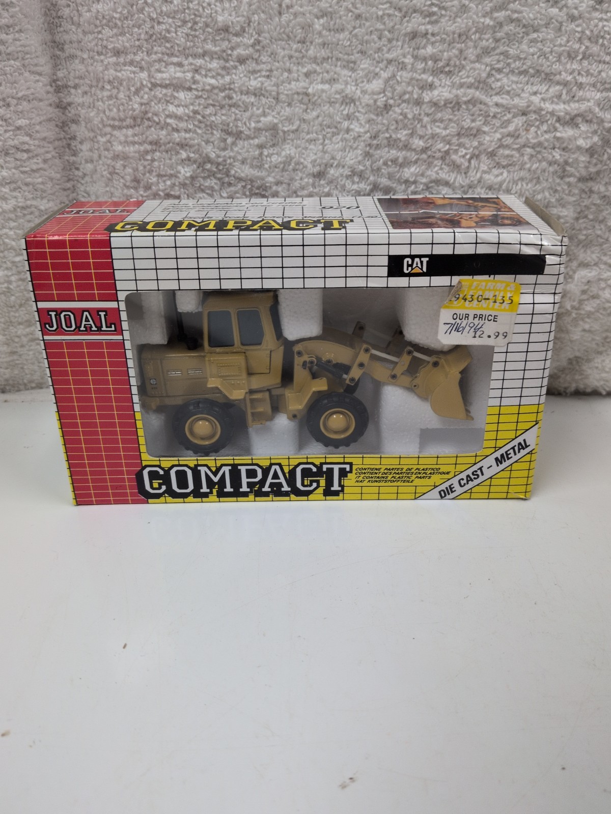 Joal Compact CAT 920 Wheel Loader Diecast Construction Vehicle Original Box