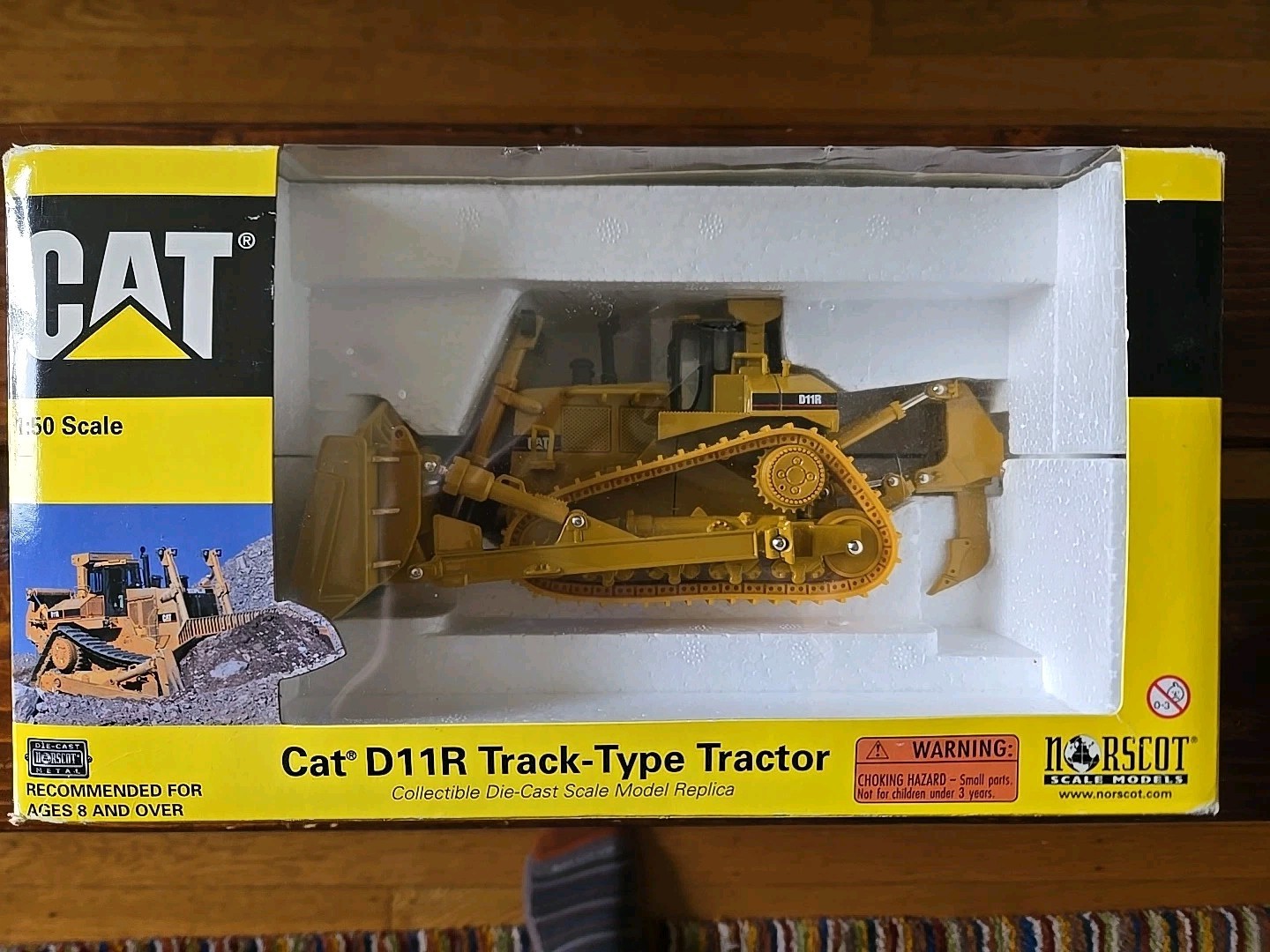 Norscott Cat D11R Track-Type Tractor Collectible Die-Cast Model Replica, 55025
