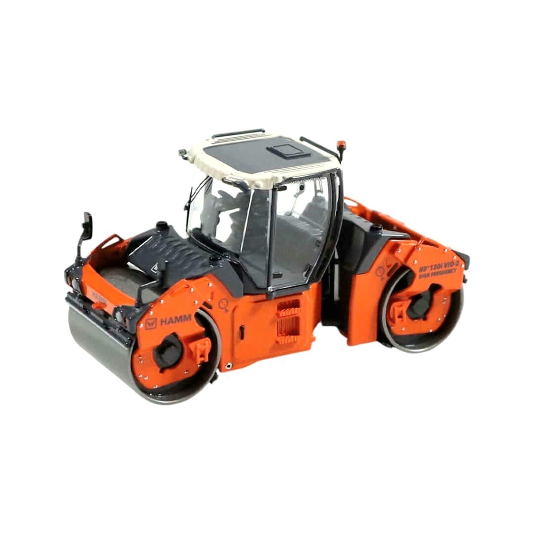 Hamm HD+ 120i VIO-2-HF Tandem Roller Compactor – NZG 1:50 Scale Model #1086 New