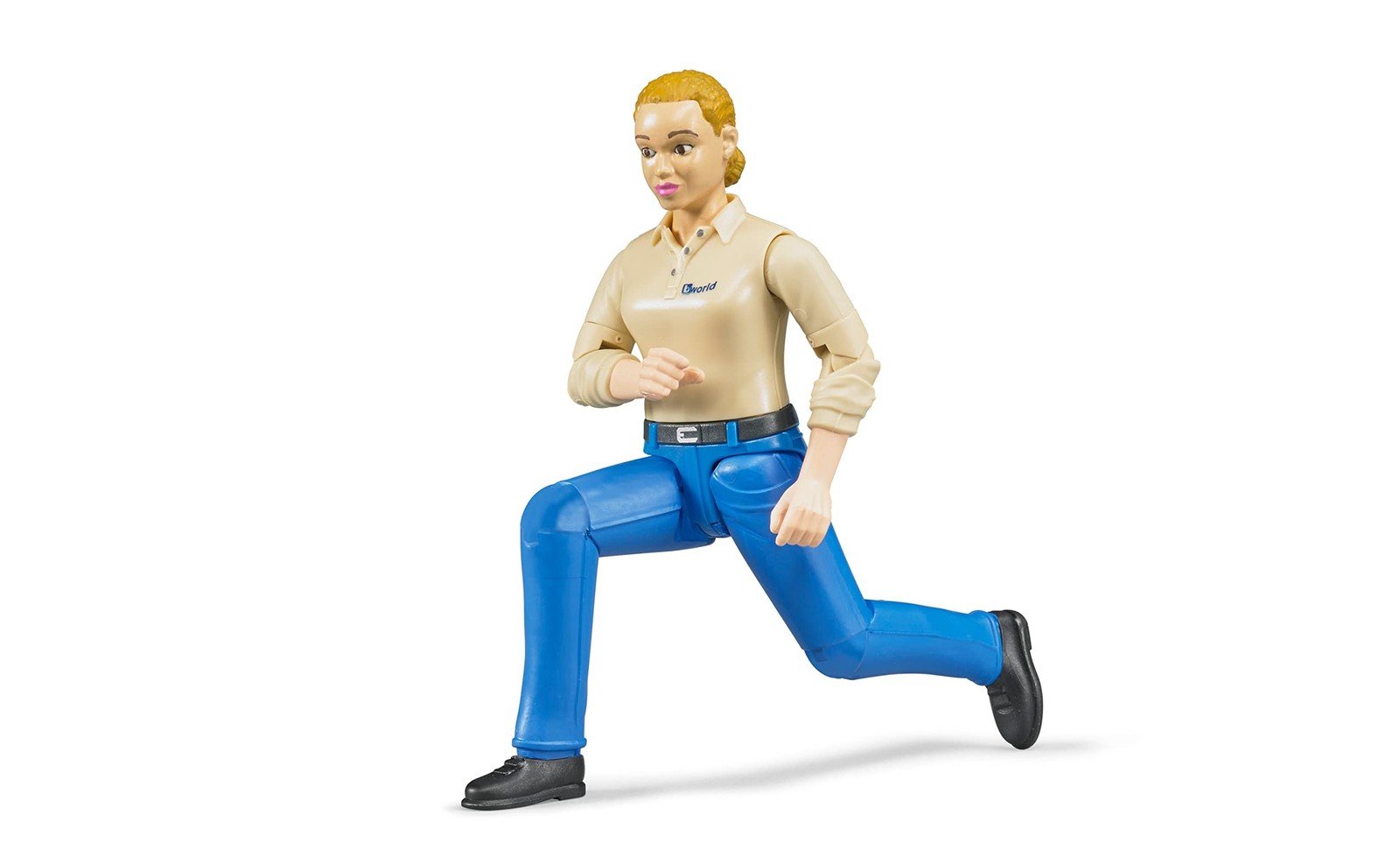 Bruder Toys – Bworld Woman Action Figure Light Skintoned and Blue Jeans with …