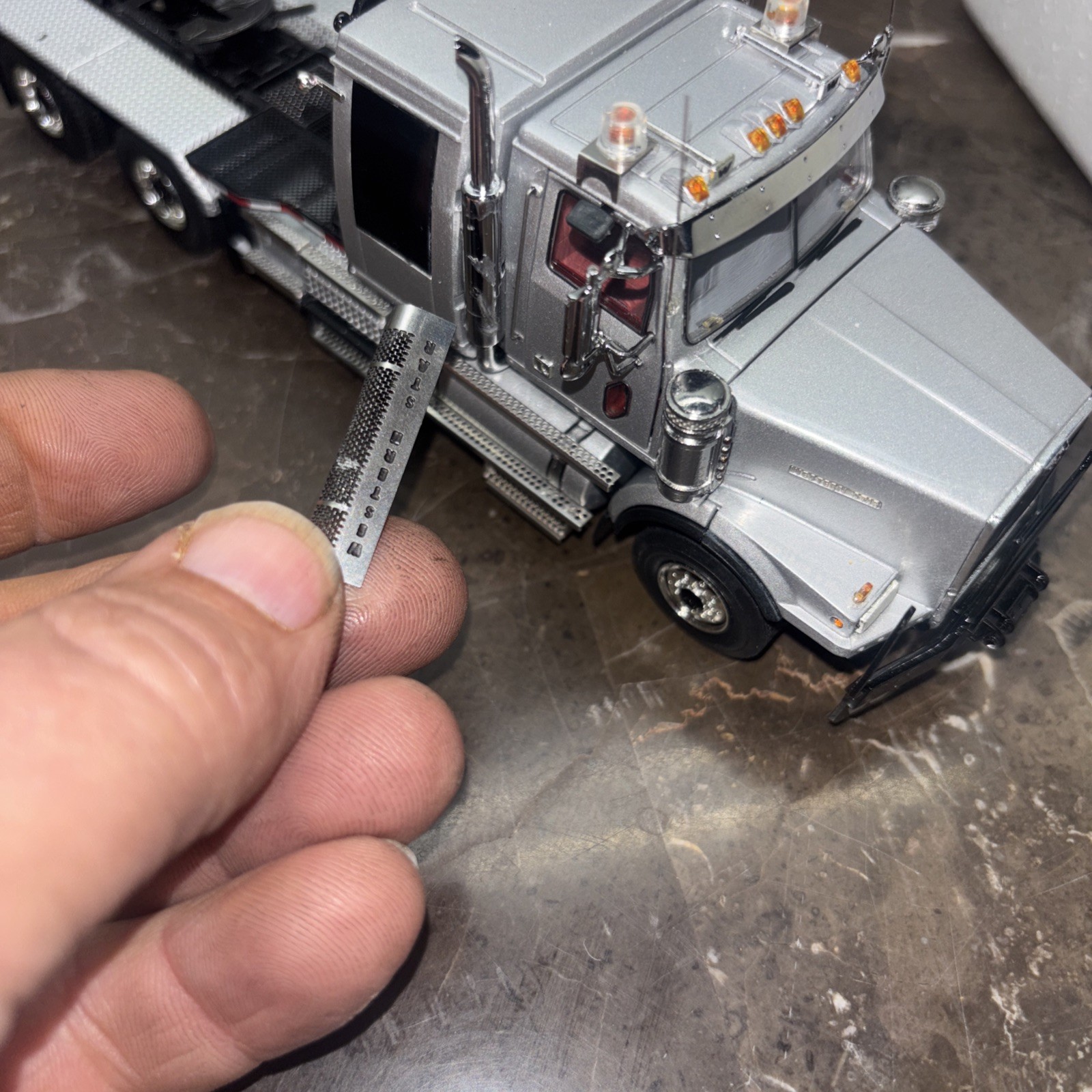 Wsi 1/50, Western Star 4900 With Ballast Box 6×4 Silver!