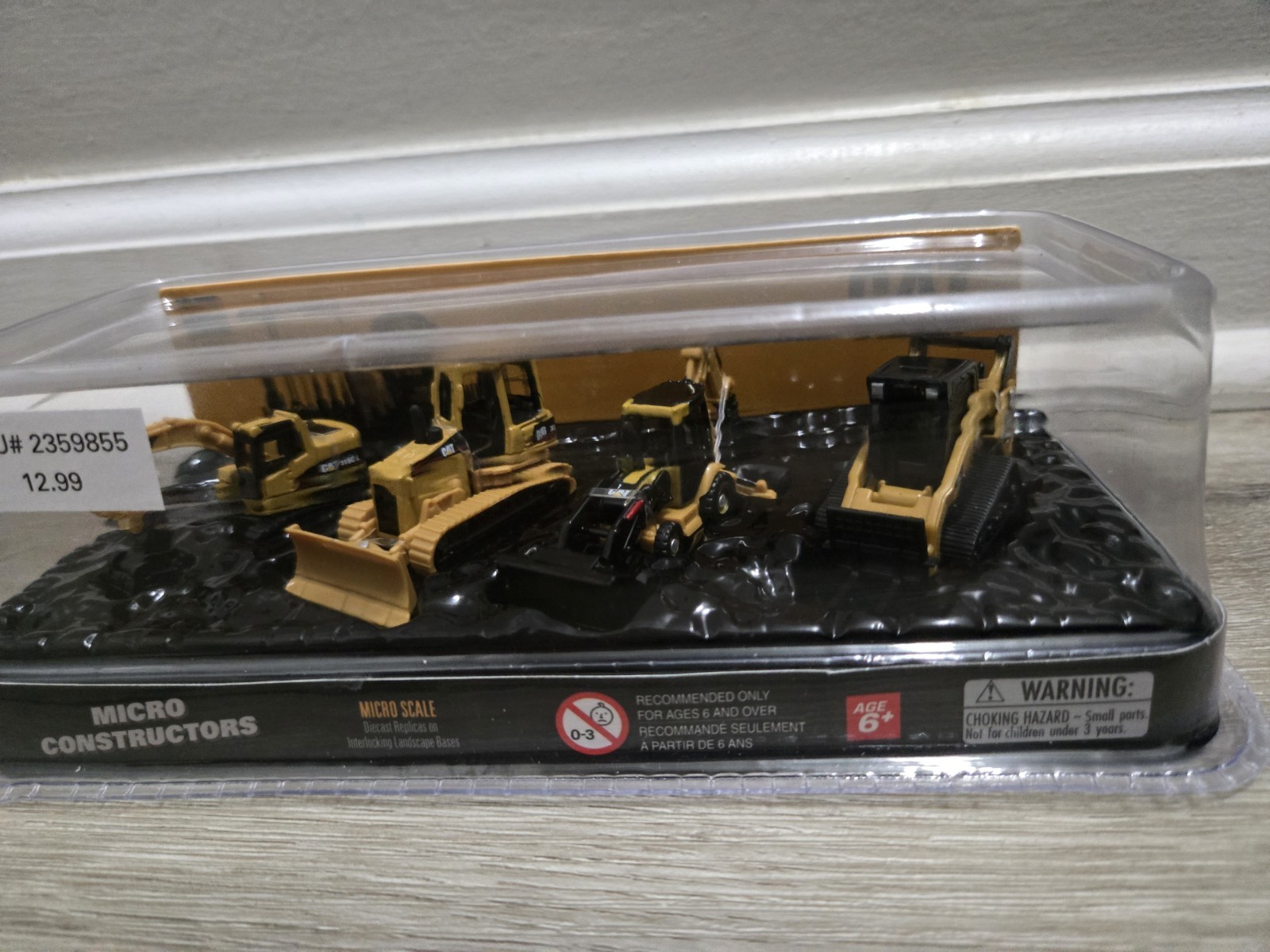 CAT Micro Constructors By Diecast Masters Micro Scale 4 Piece Set NEW Sealed Toy