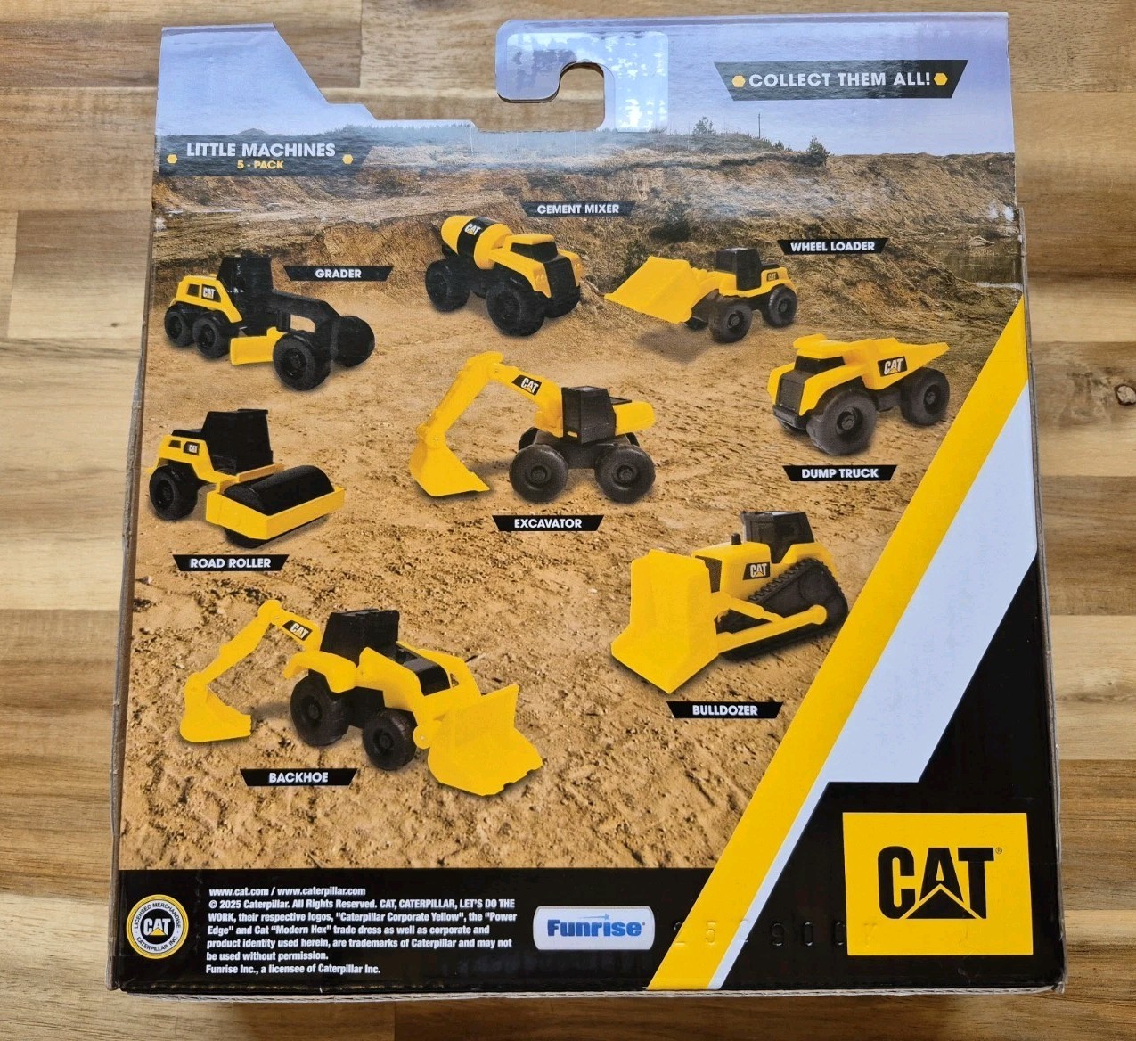 CAT Construction Toys, Little Machines 5pk Truck Toy Set, 5 Piece set