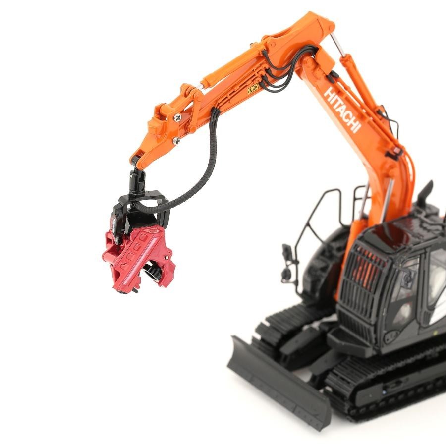 HITACHI 1/50 Scale Diecast Hydraulic Excavator ZX135US-6 Harvester Processor