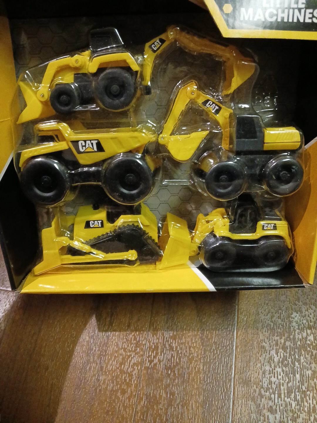 CAT Little Machines 5 Piece Construction Toy Vehicles Playset for Kids Ages 3+