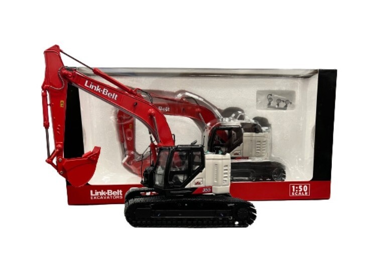 Link-Belt 355 X4S Excavator – Replicars 1:50 Scale Diecast Model New 2023