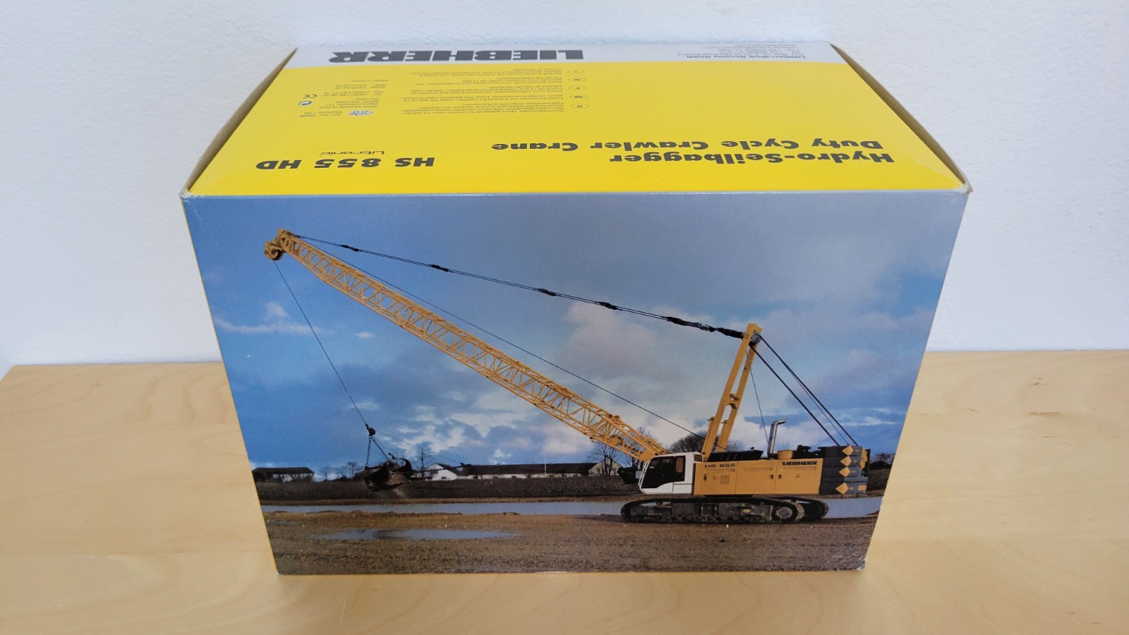 1/50 NZG 728/04 Liebherr HS 855 HD Dragline Crane (Weldex)
