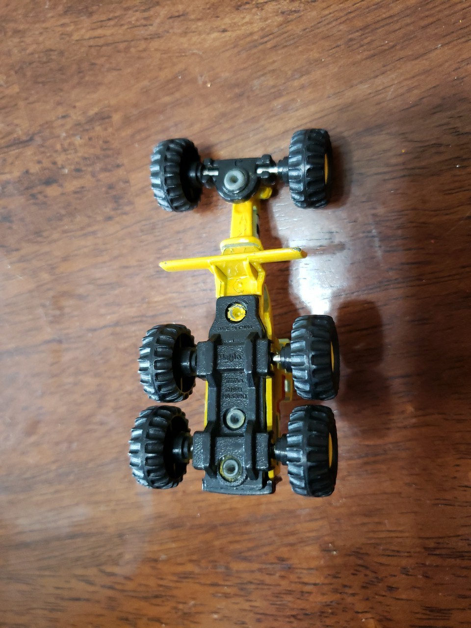 Maisto Tonka Hasbro 1998 Mini Road Grader Yellow Diecast 1:64 Toy – Cake Topper