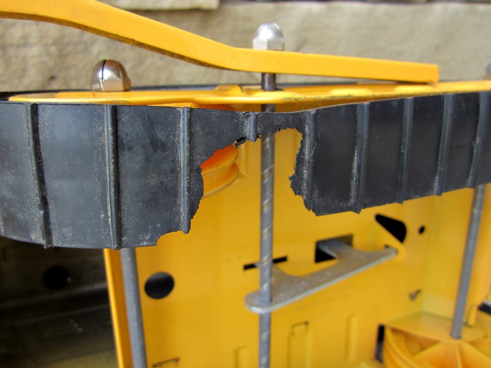 Vintage Nylint Steel Bulldozer Toy with Rubber Tracks Jumbo Dozer