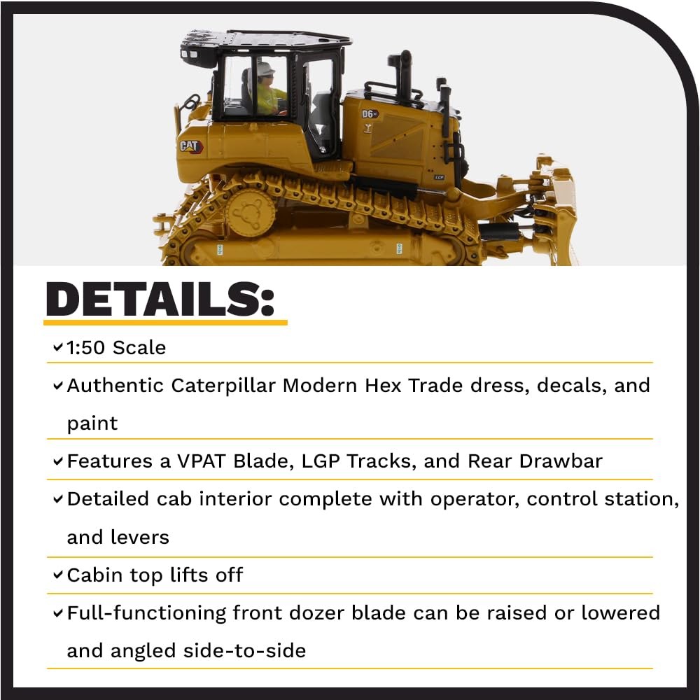 CAT Caterpillar D6 XE LGP Track Type Tractor Dozer with VPAT Blade and Operator