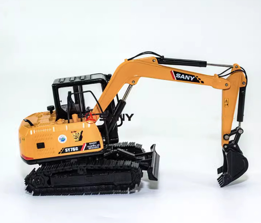 1:35 SANY SY75C-9 Excavator Construction Machine Equipment Diecast Model
