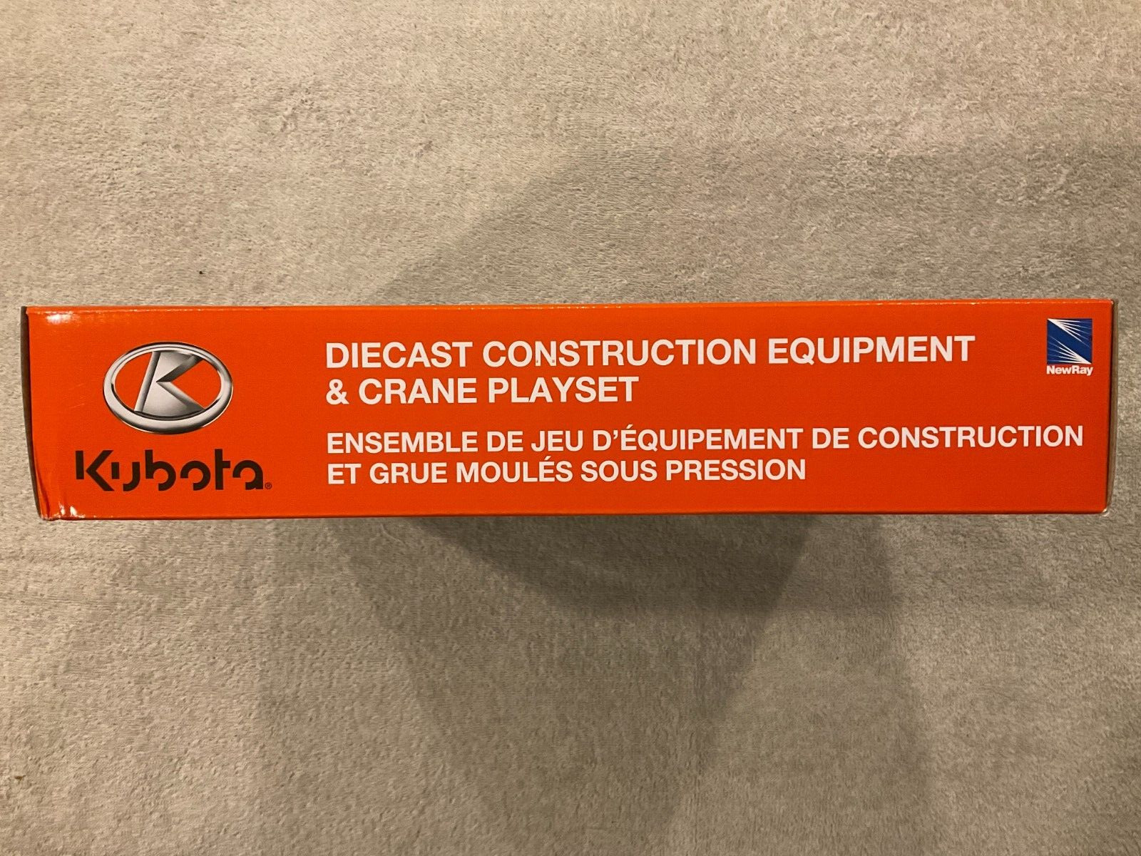 KUBOTA Die cast Construction Equipment & Crane Play Set 10 Pieces. 1/64. New
